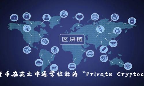 私人数字货币在英文中通常被称为 